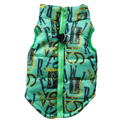 Dog Clothes Green Letters Purple Gold Coins Pattern Pet Soft Padded Vest Harness Multi-size Clothes For Dogs
Dog Clothes Green Letters Purple Gold Coins Pattern Pet Soft Padded Vest Harness Multi-size Clothes For Dogs