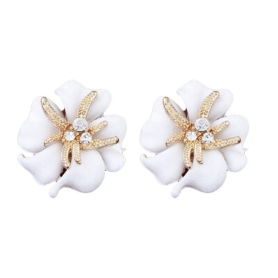 Fashion Bohemia Flower Starfish Stud Earrings