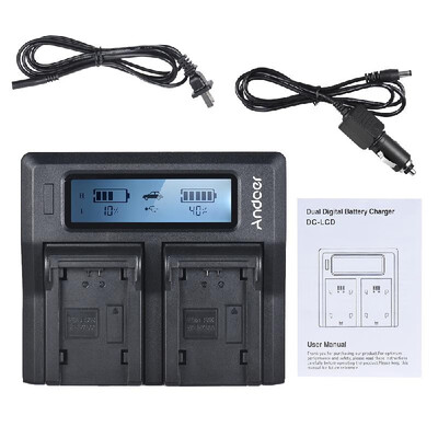 Andoer NP-FZ100 Dual Channel LCD Camera Battery Charger for Sony A7III A9 A7RIII A7SIII with DC Car Charger
Andoer NP-FZ100 Dual Channel LCD Camera Battery Charger for Sony A7III A9 A7RIII A7SIII with DC Car Charger