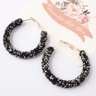 2019 new design brand creative handmade beaded big circle earrings generous simple earrings gifts for women
2019 new design brand creative handmade beaded big circle earrings generous simple earrings gifts for women