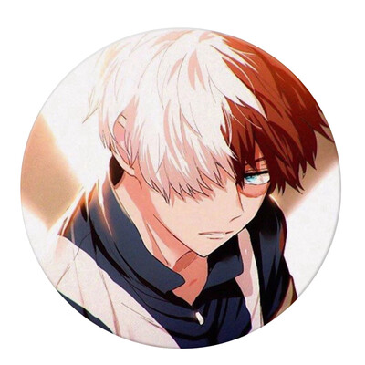 zhongjiany My Hero Academia Cross Pattern Pin Button Brooch Badge