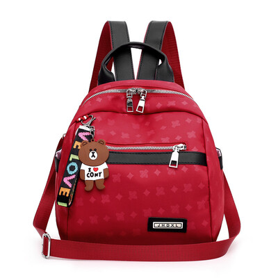 Womens Bag Womens Shoulder Bag Korean Version Fashion Three-Purpose Bag Oxford Canvas Mini Backpack Tide
Womens Bag Womens Shoulder Bag Korean Version Fashion Three-Purpose Bag Oxford Canvas Mini Backpack Tide