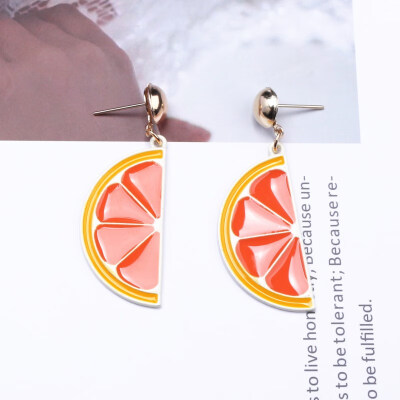 EK438 Acrylic Earring Cute Small Round Orange Lemon Summer Earrings Fruit Jewelry For Women Girls Valentines Day Gift Wholesale
EK438 Acrylic Earring Cute Small Round Orange Lemon Summer Earrings Fruit Jewelry For Women Girls Valentines Day Gift Wholesale