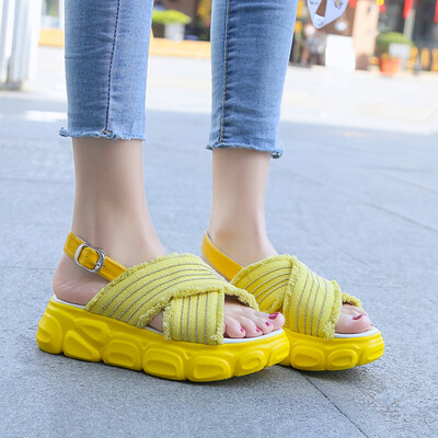 Thick-soled muffin&womens sandals low uppers casual shoes handsome personality casual sandals high waterproof table wome
Thick-soled muffin&womens sandals low uppers casual shoes handsome personality casual sandals high waterproof table wome