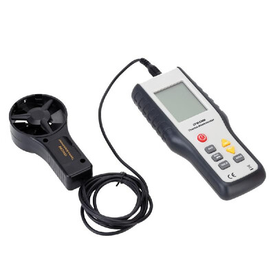 LCD CFMCMM Display Anemometer Thermal Thermo-Anemometer Infrared Thermometer Measurement Wind Speed Anemograph
LCD CFMCMM Display Anemometer Thermal Thermo-Anemometer Infrared Thermometer Measurement Wind Speed Anemograph