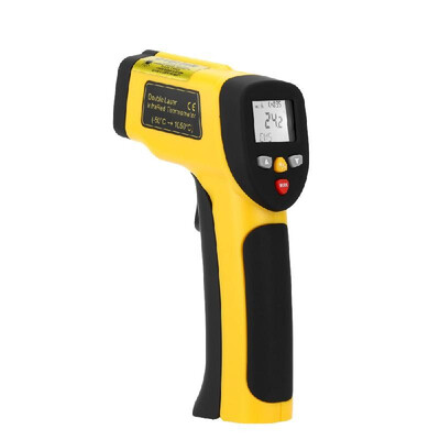 Double Laser High Precision Non-contact IR Digital Infrared Thermometer Temperature Tester Pyrometer Range -50~1050°C -58~1922°F
Double Laser High Precision Non-contact IR Digital Infrared Thermometer Temperature Tester Pyrometer Range -50~1050°C -58~1922°F