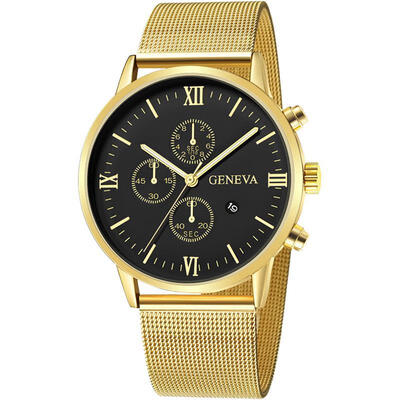Fashion Women Sport Watch GENEVA Clock Mesh Band Stainless Steel Analog Quartz Wristwatch Lady Female Luxury Watches
Fashion Women Sport Watch GENEVA Clock Mesh Band Stainless Steel Analog Quartz Wristwatch Lady Female Luxury Watches
