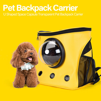 Pet Backpack Carrier U Shaped Soft Sided Pet Transparent Backpack Large Space PU Bag for Cats Dogs Breathable Shoulder Pet Travel
Pet Backpack Carrier U Shaped Soft Sided Pet Transparent Backpack Large Space PU Bag for Cats Dogs Breathable Shoulder Pet Travel