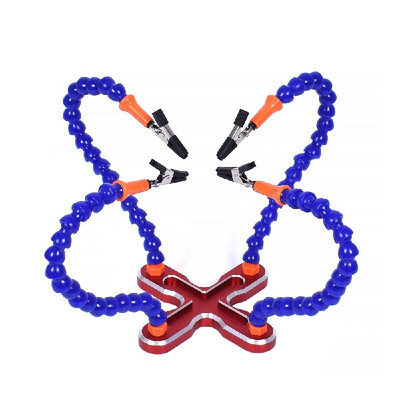 Multi Soldering Helping Hands Third Hand Tool with 4pc Flexible Arms Circuit Board Welding Auxiliary Tools Soldering Repair Tool
Multi Soldering Helping Hands Third Hand Tool with 4pc Flexible Arms Circuit Board Welding Auxiliary Tools Soldering Repair Tool