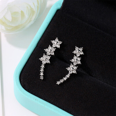 2019 latest design brand five-pointed star minimalist earrings temperament trend fashion gifts Korean earrings for women
2019 latest design brand five-pointed star minimalist earrings temperament trend fashion gifts Korean earrings for women