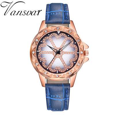 Vansvar Watches Women Quartz Wristwatch Clock Ladies Dress Gift Watches Fashion Rose Flowers Wrist Watch Relogio Feminino 533
Vansvar Watches Women Quartz Wristwatch Clock Ladies Dress Gift Watches Fashion Rose Flowers Wrist Watch Relogio Feminino 533
