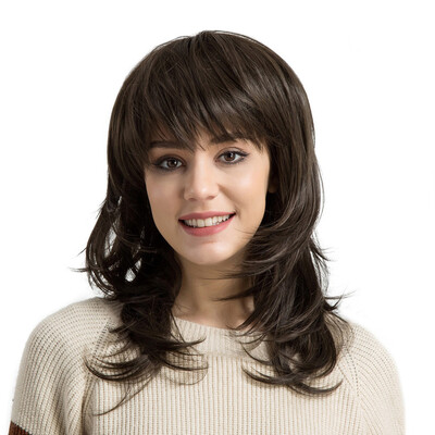 〖Follure〗Fashion Synthetic Dark Brown Multi-layered Natural Long Hair Wigs Womens Wig
〖Follure〗Fashion Synthetic Dark Brown Multi-layered Natural Long Hair Wigs Womens Wig