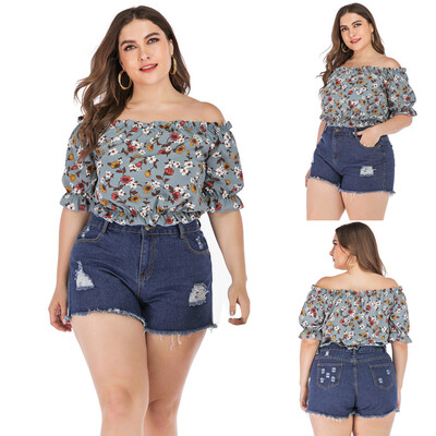 Roseonmyhand Womens Fahsion Casual Plus Size Print Slash Neck Half Sleeve Tops Shirt
Roseonmyhand Womens Fahsion Casual Plus Size Print Slash Neck Half Sleeve Tops Shirt