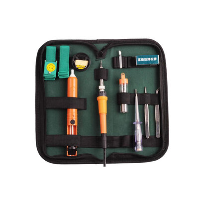 AILAI tool kit 40W heat iron solder wire tin rosin soldering iron high temperature sponge electrostatic bracelet suction tin scorpion electric pen iron tip knife head
AILAI tool kit 40W heat iron solder wire tin rosin soldering iron high temperature sponge electrostatic bracelet suction tin scorpion electric pen iron tip knife head