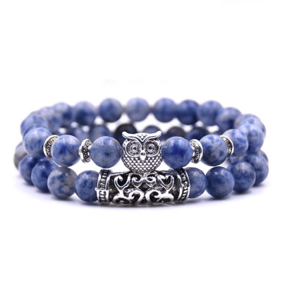 Natural Stone Owl Bracelets Bangles Charm Bracelet Set For Women Men Bracelet Jewelry
Natural Stone Owl Bracelets Bangles Charm Bracelet Set For Women Men Bracelet Jewelry