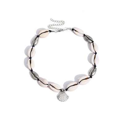 Gold Silver Color Sea Shell Choker Necklace White Handmade Adjustable Friendship Necklace Bohemia for Women Summer Jewelry 2019
Gold Silver Color Sea Shell Choker Necklace White Handmade Adjustable Friendship Necklace Bohemia for Women Summer Jewelry 2019