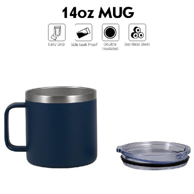 Mug Cup with Handle 14oz Cup with Lid Stainless Steel Coffee Cup for Drinks Tea Milk Coffee Water Cup
Mug Cup with Handle 14oz Cup with Lid Stainless Steel Coffee Cup for Drinks Tea Milk Coffee Water Cup
