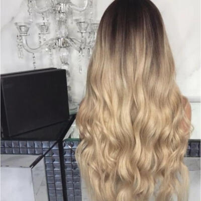 Flexible Soft 28" Women Lady Full Long Curly Wavy Blonde Natural Wig Ombre Wigs Synthetic Hair
Flexible Soft 28" Women Lady Full Long Curly Wavy Blonde Natural Wig Ombre Wigs Synthetic Hair