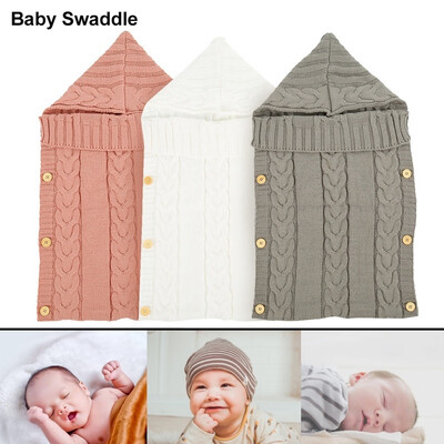 Newborn Baby Infant Swaddle Wrap Blanket Sleeping Bag Knitted Hooded Sleep Sacks for 0-12 Month Baby
Newborn Baby Infant Swaddle Wrap Blanket Sleeping Bag Knitted Hooded Sleep Sacks for 0-12 Month Baby