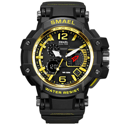 Gobestart SMAEL Sport Watch Men Digital LED Electronic Watches Rubber Quartz Wristwatches