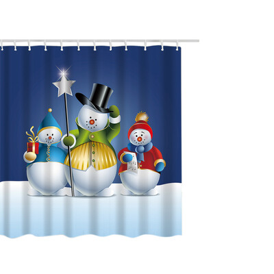 Gobestart Christmas Waterproof Polyester Bathroom Shower Curtain Decor With Hooks 66x72
Gobestart Christmas Waterproof Polyester Bathroom Shower Curtain Decor With Hooks 66x72