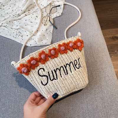 2019 new cute flower crossbody straw straw style temperament shoulder bag small fairy wild woven bucket bag
2019 new cute flower crossbody straw straw style temperament shoulder bag small fairy wild woven bucket bag
