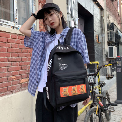 Pikachuins Xiaoqingxin Bookbag Female Korean version of ulzzang Senior High School Students Sen Department Junior High School Shou
Pikachuins Xiaoqingxin Bookbag Female Korean version of ulzzang Senior High School Students Sen Department Junior High School Shou