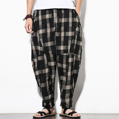 Gobestart Mens Fashion Summer Casual Plaid Drawstring Cotton Linen Long Pants Trousers
Gobestart Mens Fashion Summer Casual Plaid Drawstring Cotton Linen Long Pants Trousers
