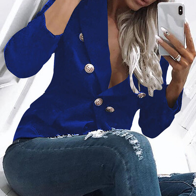 New Arrival Autumn Fashion Women Suit Jacket Coat Long Sleeve Solid Color Button Up Cardigan Tops 
New Arrival Autumn Fashion Women Suit Jacket Coat Long Sleeve Solid Color Button Up Cardigan Tops