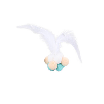 Cat Scratching Feather Toys Cats Toy Roll Ball Bell Sound Colorful Balls Toy For Kitten Interactive Pet Funny Training Dog Craft
Cat Scratching Feather Toys Cats Toy Roll Ball Bell Sound Colorful Balls Toy For Kitten Interactive Pet Funny Training Dog Craft