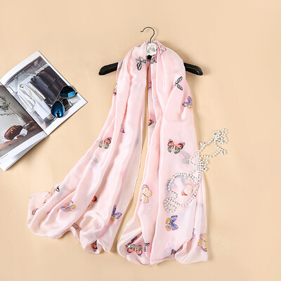 Spring&summer Europe&the United States big fashion ladies butterfly silk scarf simulation silk gauze beach towel shawl SK008
Spring&summer Europe&the United States big fashion ladies butterfly silk scarf simulation silk gauze beach towel shawl SK008