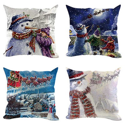 Tailored 4Pcs Christmas Pillow Cover Pillowcases Decorative Sofa Cushion Cover Decoration
Tailored 4Pcs Christmas Pillow Cover Pillowcases Decorative Sofa Cushion Cover Decoration
