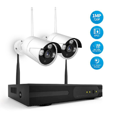 K9604 Wireless NVR Kit Security Surveillance System 2CH 1MP 720P HD WIFI Home Security Camera Monitor Night Vision P2P Motion Dete
K9604 Wireless NVR Kit Security Surveillance System 2CH 1MP 720P HD WIFI Home Security Camera Monitor Night Vision P2P Motion Dete