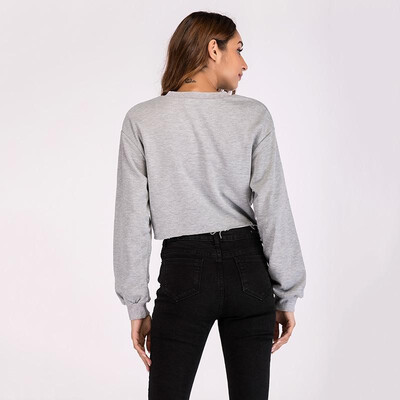 Chic Women Cropped Hoodies Geometric Letter Print O-Neck Long Sleeve Autumn Sweatshirt Pullover Top
Chic Women Cropped Hoodies Geometric Letter Print O-Neck Long Sleeve Autumn Sweatshirt Pullover Top