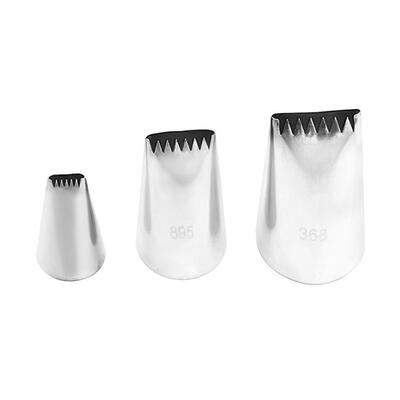 3pcsset Stainless Steel Icing Piping Nozzles Cream Cake Decorating Tools
