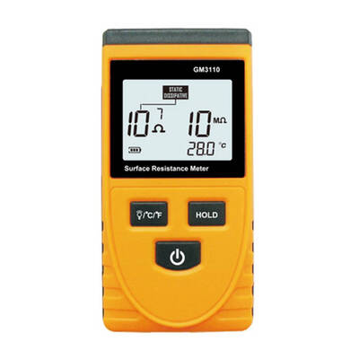 Portable LCD Display Screen Digital Handhold Data Holding Function Surface Resistance Meter Tester
Portable LCD Display Screen Digital Handhold Data Holding Function Surface Resistance Meter Tester