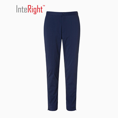 INTERIGHT Ms Slim-legged warm trousers Navy 165 code