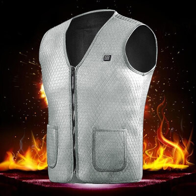 Fashion Men Women Electric Heated Vest Heating Waistcoat Thermal Warm Outdoor Jacket Winter USB Heater BlackGrey
Fashion Men Women Electric Heated Vest Heating Waistcoat Thermal Warm Outdoor Jacket Winter USB Heater BlackGrey