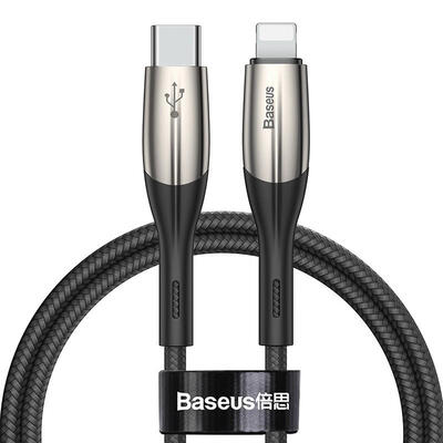 Baseus USB C to Lightning Cable 18W 1m Quick Charging Data Sync Power Delivery Cord for iPhone XXSXS Max 8 - Black-1m
Baseus USB C to Lightning Cable 18W 1m Quick Charging Data Sync Power Delivery Cord for iPhone XXSXS Max 8 - Black-1m