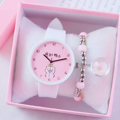 Childrens Watches Girls Primary School Pupils Xiao Qingxin Korean Edition Waterproof Cute Girl Pointer Cartoon Kids Soft Girls
Childrens Watches Girls Primary School Pupils Xiao Qingxin Korean Edition Waterproof Cute Girl Pointer Cartoon Kids Soft Girls