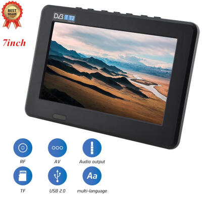 LEADSTAR 7inch DVB-T-T2 Digital Analog Television 800x480 Resolution Portable TV Television 800x480 Resolution TV