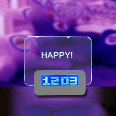 Message Board Digital Alarm Clock LCD Electronic Clock Large Screen Romantic Fluorescent Light Mute Alarm Clock
Message Board Digital Alarm Clock LCD Electronic Clock Large Screen Romantic Fluorescent Light Mute Alarm Clock