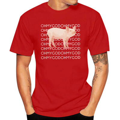 Toponeto Summer Mens Fashion Oh My God Pig T-Shirt Funny Pig Graphic Tee Shirt Casual
Toponeto Summer Mens Fashion Oh My God Pig T-Shirt Funny Pig Graphic Tee Shirt Casual