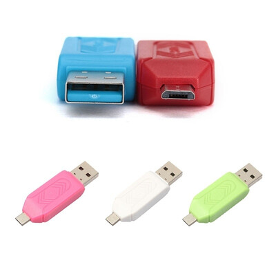 Portable 2 in 1 USB OTG Card Reader Universal Micro USB TF SD Card Reader for PC Phone
Portable 2 in 1 USB OTG Card Reader Universal Micro USB TF SD Card Reader for PC Phone
