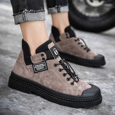 Mens shoes net red high-top shoes Korean version of the wild mens casual low to help Martin boots tide shoes
Mens shoes net red high-top shoes Korean version of the wild mens casual low to help Martin boots tide shoes