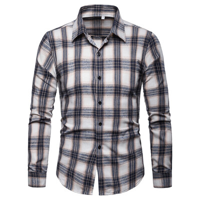 Tailored Mens Fashion Slim Fit Personality Lattice Casual Long Sleeve Shirts Blouse
Tailored Mens Fashion Slim Fit Personality Lattice Casual Long Sleeve Shirts Blouse