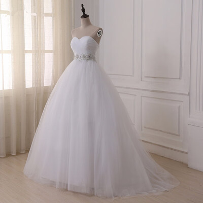 Stock Wedding Dresses 2018 Vestidos de novia Sweetheart Sweep Train Lace Applique Corset Wedding Dress Gowns
Stock Wedding Dresses 2018 Vestidos de novia Sweetheart Sweep Train Lace Applique Corset Wedding Dress Gowns