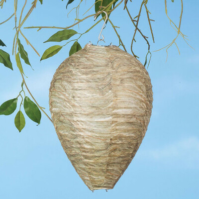 Gobestart 2Pcs Wasp Deterrent Yellowjackets Bee Hornets Fake Wasp Nest Simulated Deterrent
Gobestart 2Pcs Wasp Deterrent Yellowjackets Bee Hornets Fake Wasp Nest Simulated Deterrent