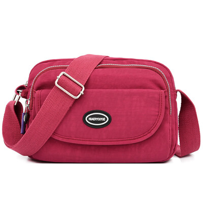 Leisure shoulder bag waterproof slung wallet portable multilayer nylon canvas bag mother bag
Leisure shoulder bag waterproof slung wallet portable multilayer nylon canvas bag mother bag