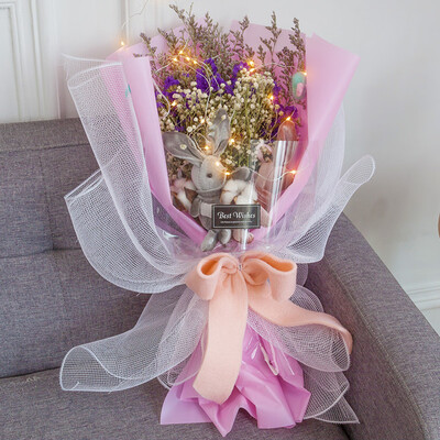 Toponeto Dried Flower Bouquet Creative Valentines Day Gift Home Wedding Decor
Toponeto Dried Flower Bouquet Creative Valentines Day Gift Home Wedding Decor